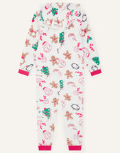 Christmas Chunky Sleepsuit, Ivory (IVORY), large