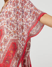 Becca Lightweight Paisley Cover-Up in Recycled Polyester, , large