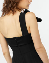 Zara Bow Jumpsuit, Black (BLACK), large