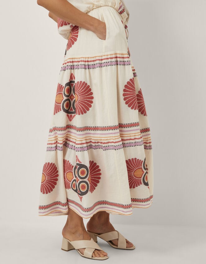 Devotion Twins Olympia Jacquard Midi Skirt, , large