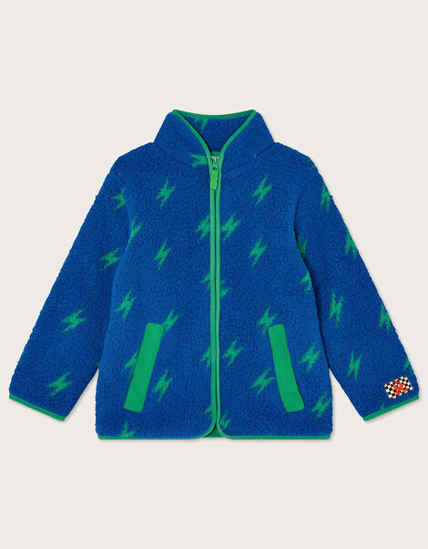 Lightning Bolt Fleece , Blue (BLUE), large