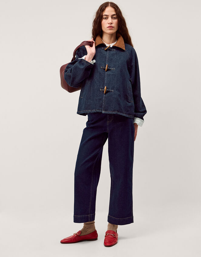 Kit Denim Barn Jacket, Blue (INDIGO), large