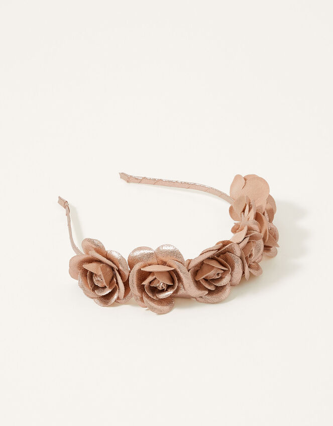 Shimmer Flower Headband, , large
