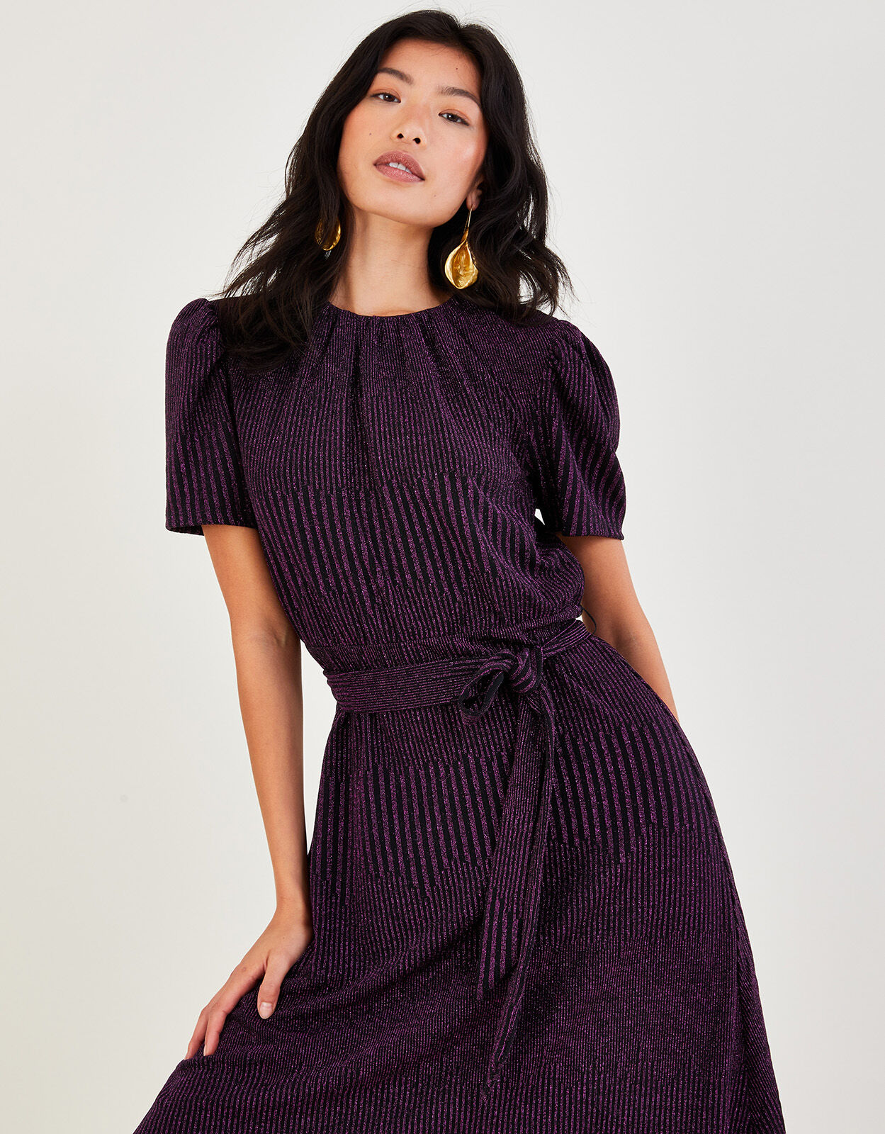 Stretch fit and flare dress new arrivals