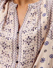 Bonny Print Blouse, Ivory (IVORY), large