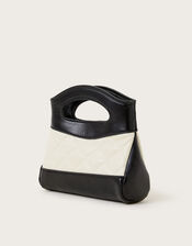 Monochrome Quilted Mini Bag, , large