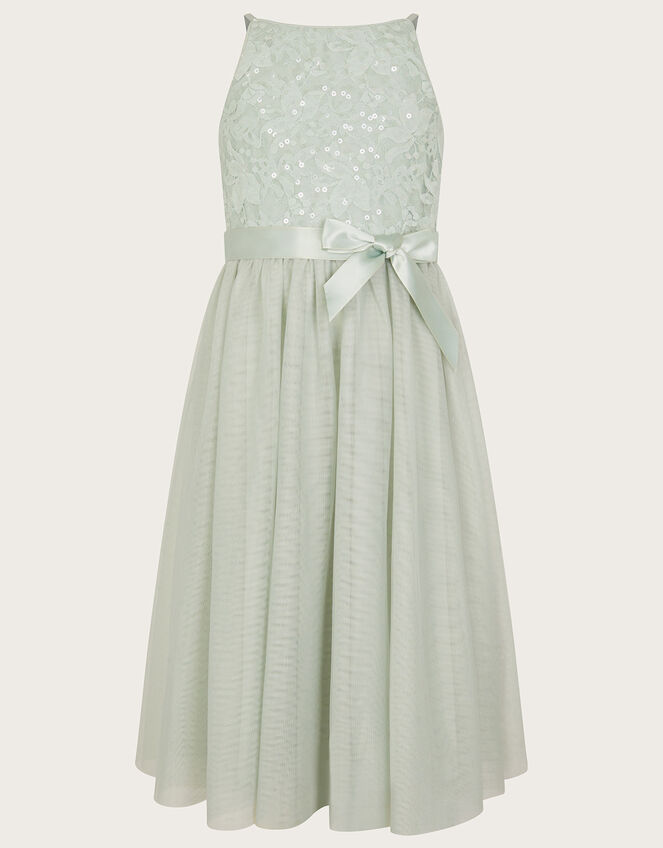 Lacey Sequin Truth Dress, Green (SAGE), large