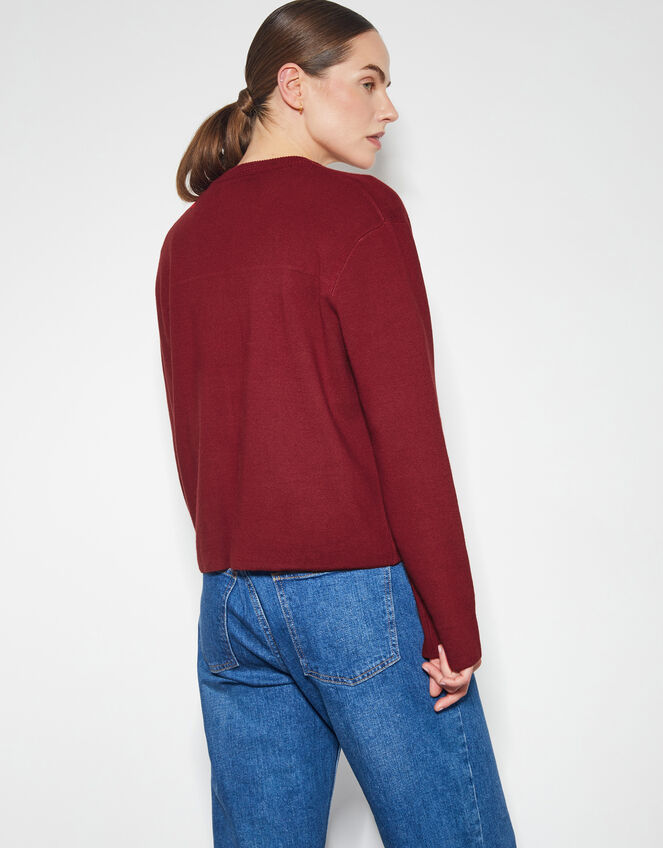 Bay Utility Cardigan, Red (RED), large