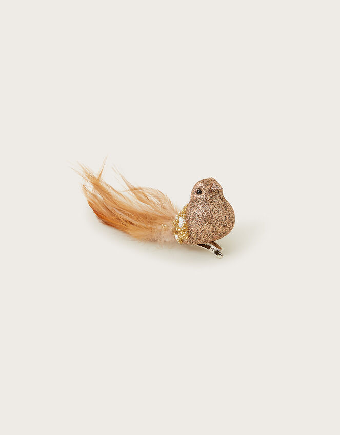 Feather Embellished Bird Decoration, , large