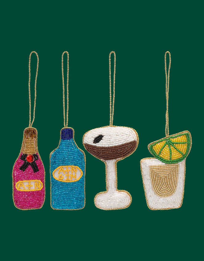 Anna + Nina 4-Pack Cocktail Hanging Ornaments, , large