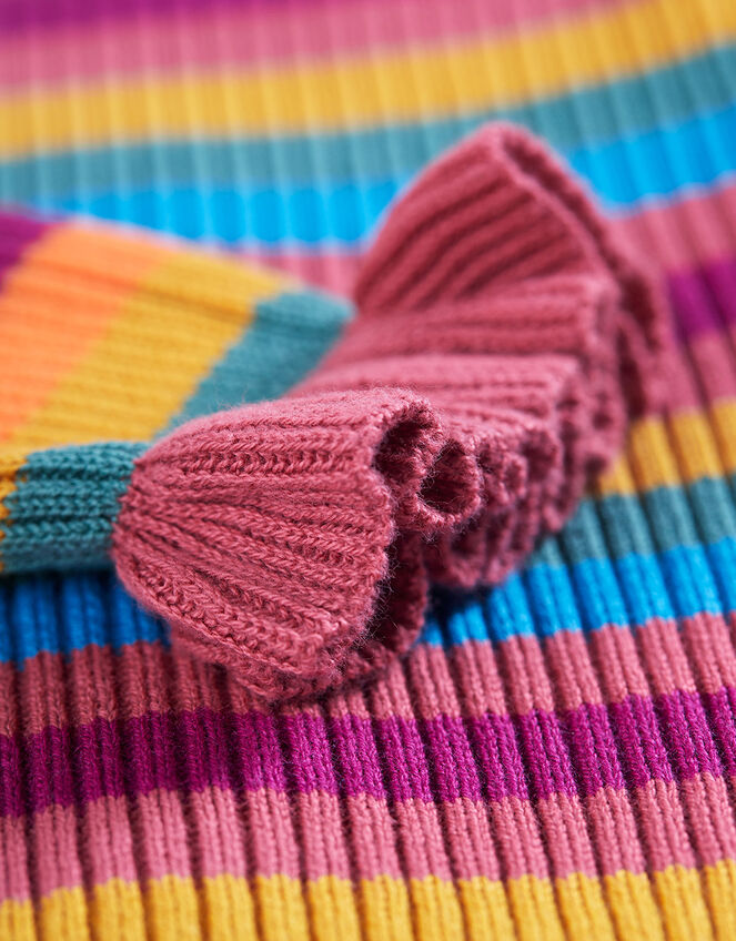 Frugi Zoe Knitted Jumper, Multi (MULTI), large