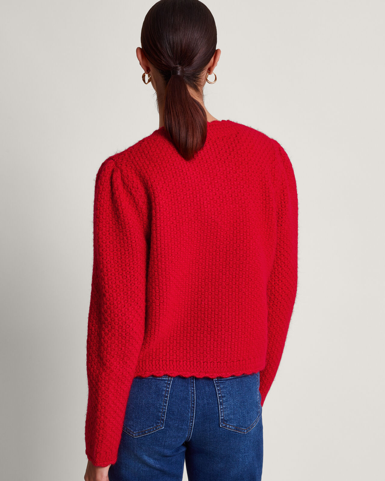 Monsoon best sale red cardigan