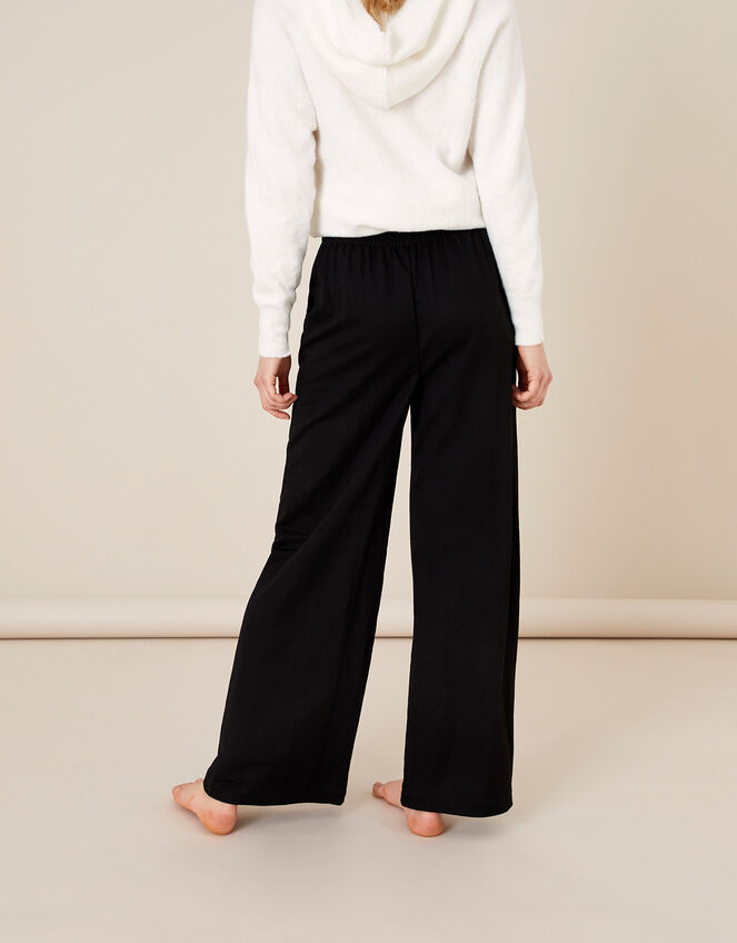 Wide-Leg Trousers, Black (BLACK), large