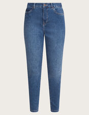 Iris Regular-Length Skinny Jeans, Blue (DENIM BLUE), large
