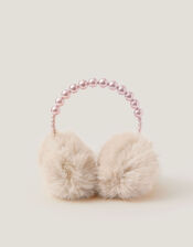 Pearl Beaded Earmuffs, , large