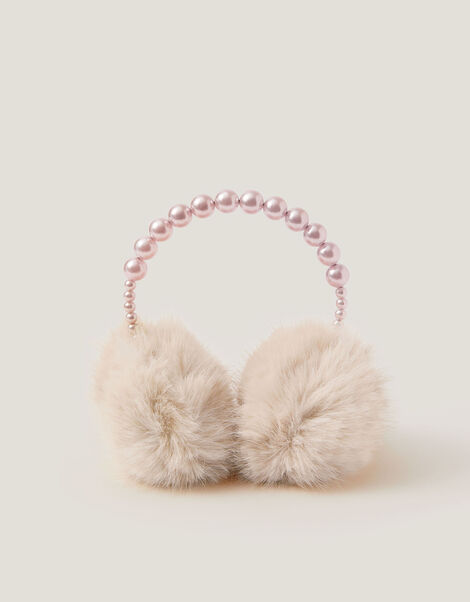 Pearl Beaded Earmuffs, , large