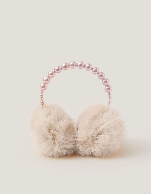 Pearl Beaded Earmuffs, , large