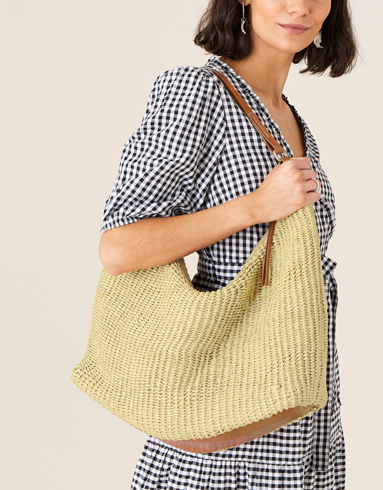 Monsoon straw bag clearance