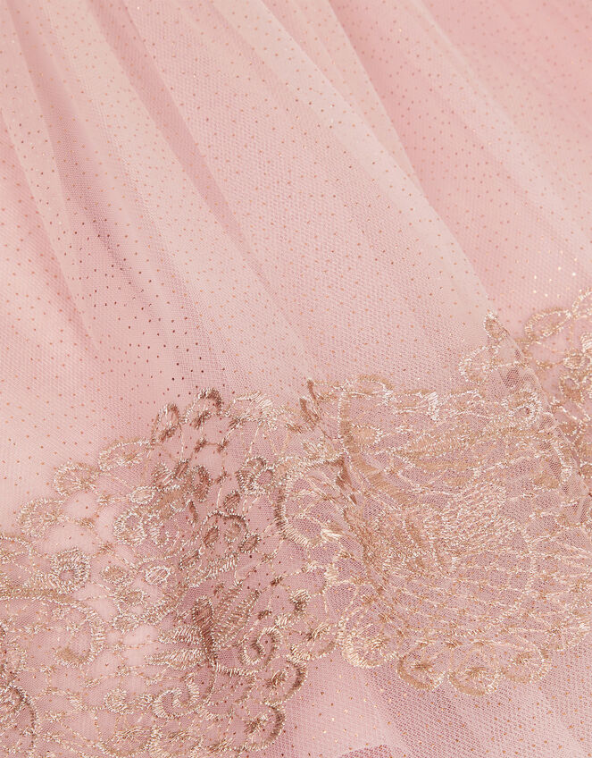 Ayra Sparkle Lace Tulle Dress, Pink (PINK), large