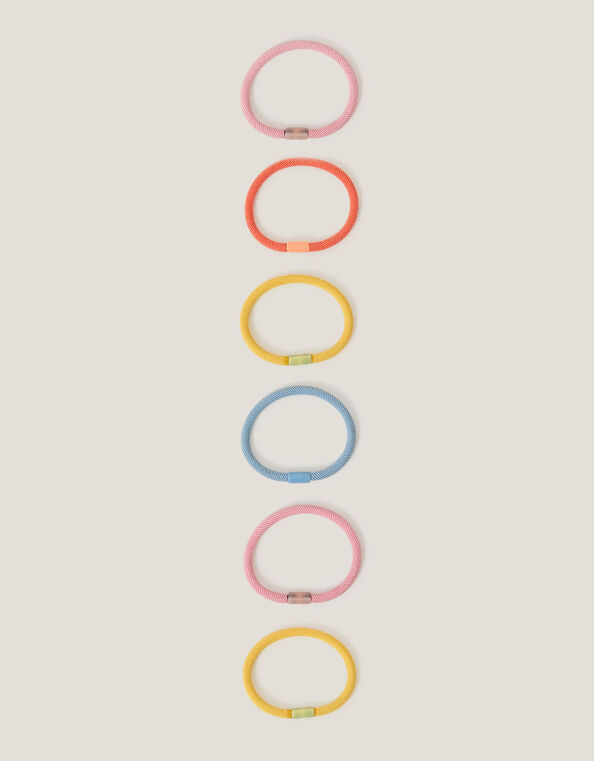 6-Pack Mix Pastel Hair Bands, , large