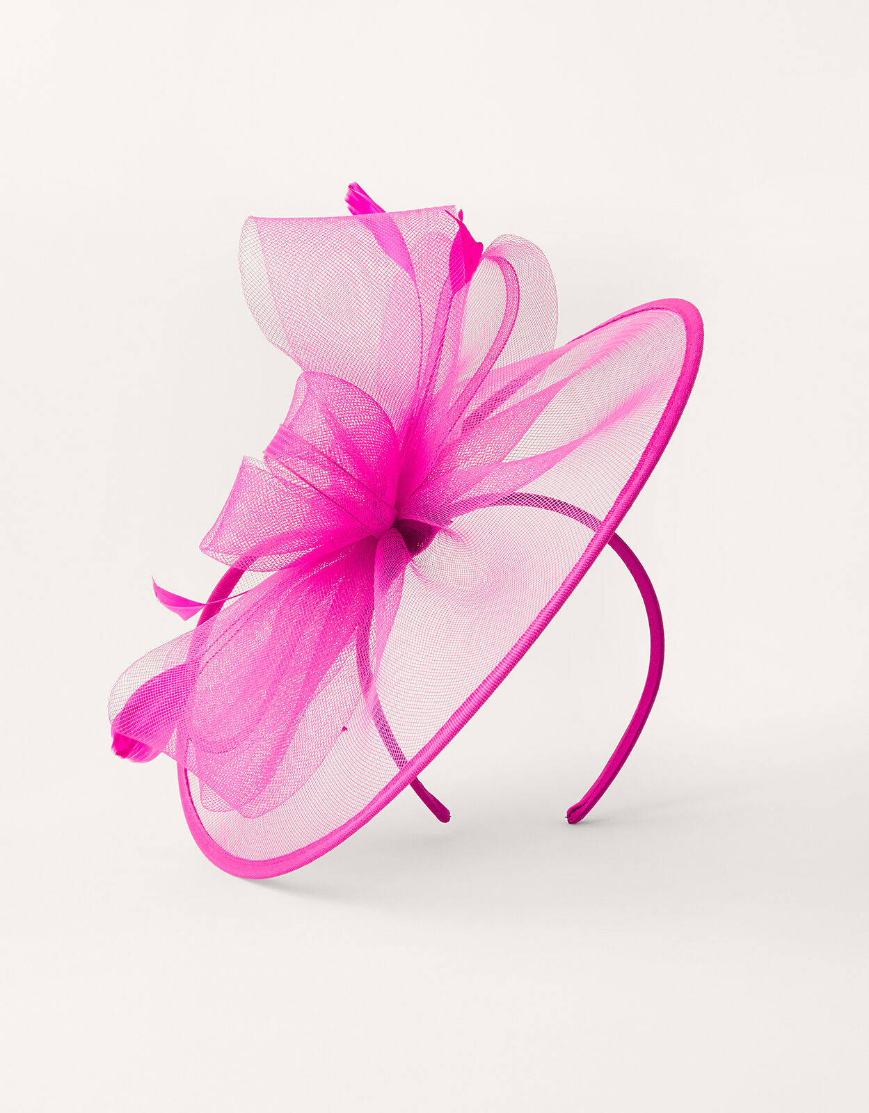 Fuchsia pink fascinator Outlet