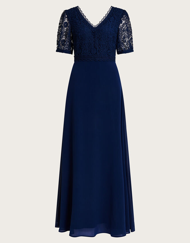 Lilibet Lace Maxi Dress, Blue (NAVY), large