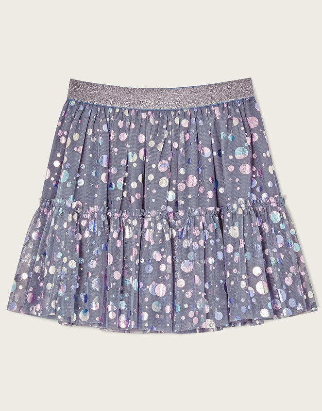 Foil Spot Skirt, Blue (BLUE), large