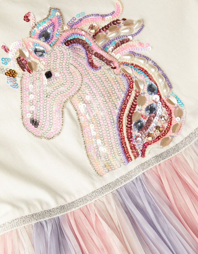 Disco Unicorn Pleat Ombre Dress, Purple (LILAC), large
