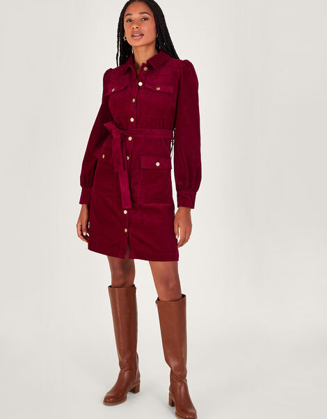 Paula Utility Dress, Red (RED), large