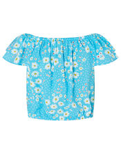 Daisy Top and Skirt Co-Ord Set, Blue (BLUE), large