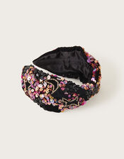 Embellished Star Knot Headband, , large