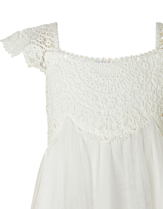 Monsoon estella dress ivory discount