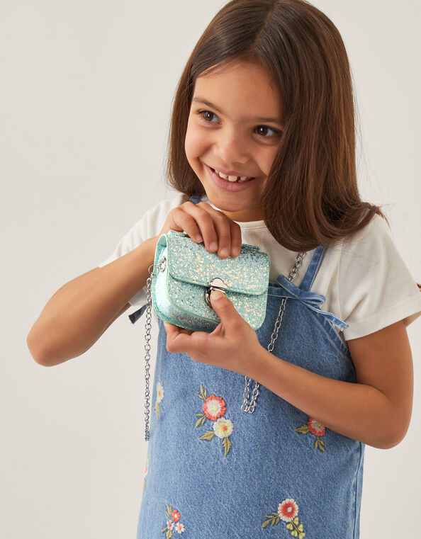 Glitter Mini Cross-Body Bag, , large