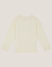 Magical Unicorn Print Sweatshirt, Ivory (IVORY), large