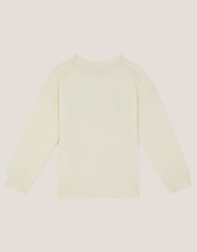 Magical Unicorn Print Sweatshirt, Ivory (IVORY), large