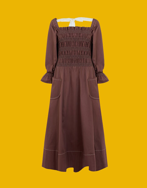 Mirla Beane Teja Dress Brown, Brown (BROWN), large