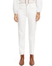 Scotch and Soda Sky Straight Jeans Shorter Length, White (WHITE), large