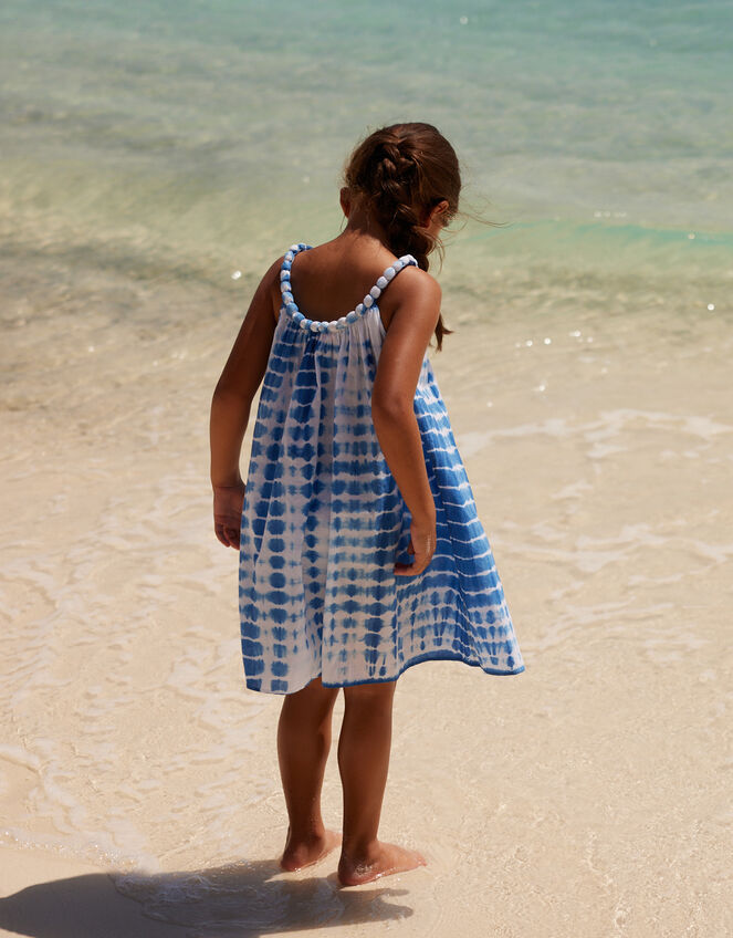 blue tie dye beach dress Tie dye kaftan main image 1