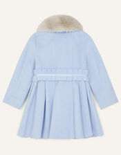 Ruffle Waist Coat, Blue (PALE BLUE), large