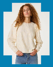 Fabienne Chapot Ida Embroidered Top, White (WHITE), large