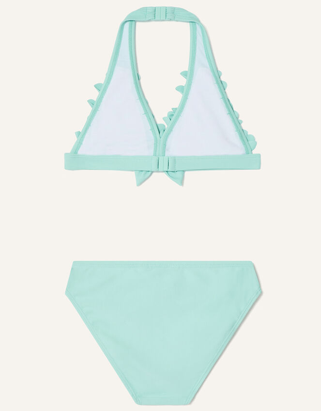 3D Flower Bikini Set, Blue (TURQUOISE), large