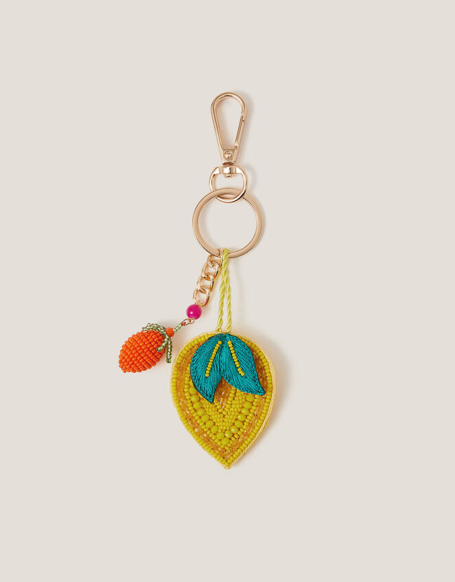 Lemon Bead Bag Charm, , large