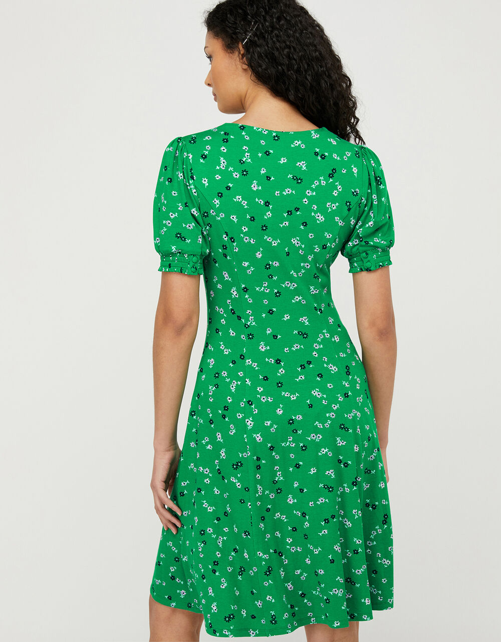 floral jersey robe