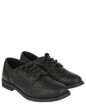 Brogue Shoes, Black (BLACK), large