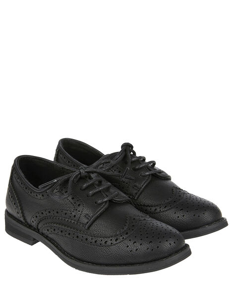 Brogue Shoes, Black (BLACK), large