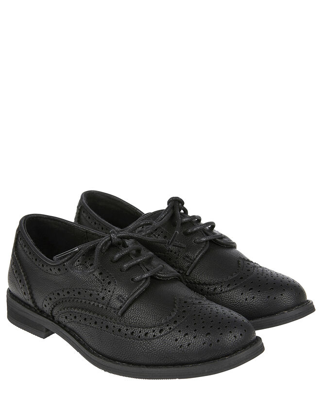 Brogue Shoes, Black (BLACK), large