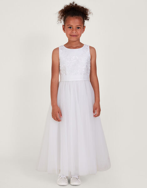Odette Alice Tulle Maxi Dress, Ivory (IVORY), large