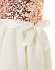 Truth Sequin Scuba Dress, Ivory (IVORY), large