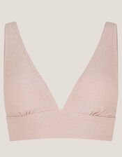 Kiki Glitter Triangle Bikini Top, Gold (GOLD), large