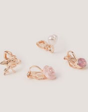 4-Pack Unicorn Clip-On Earrings, , large